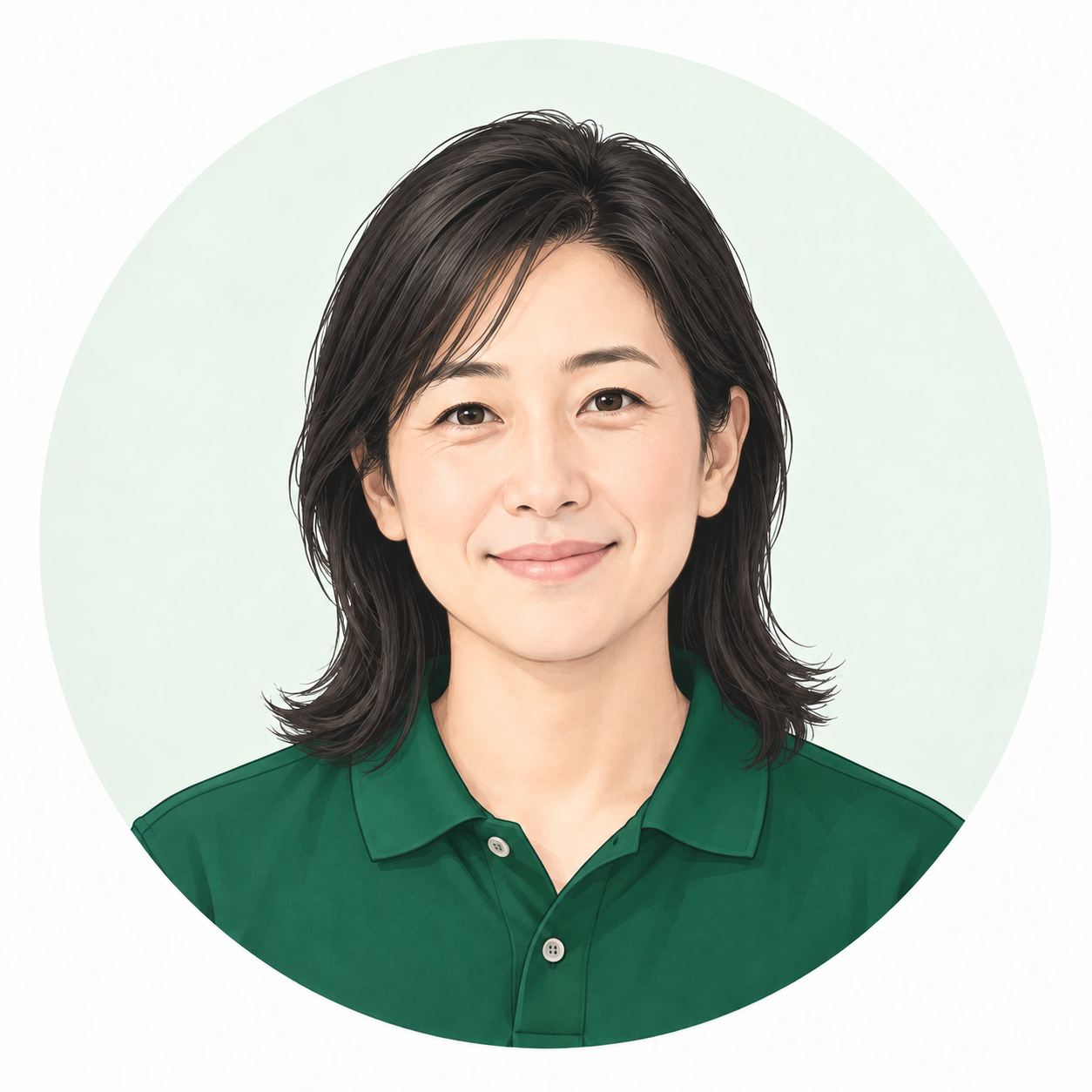 40代女性のイメージイラスト
